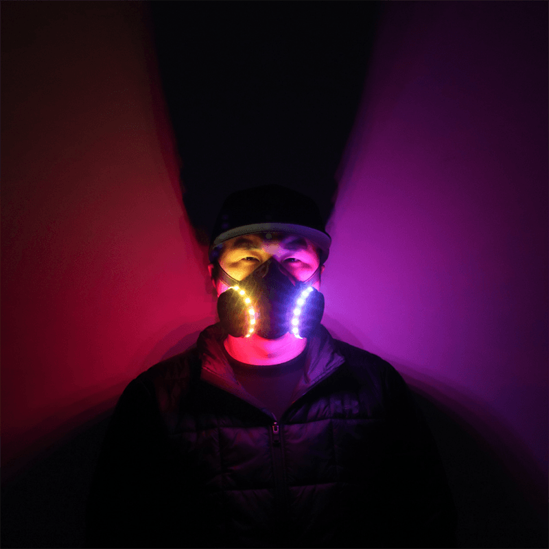 LED multi-color strobe mask-dressweeks