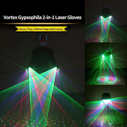 Rotating Party Laser Gloves Set-dressweeks