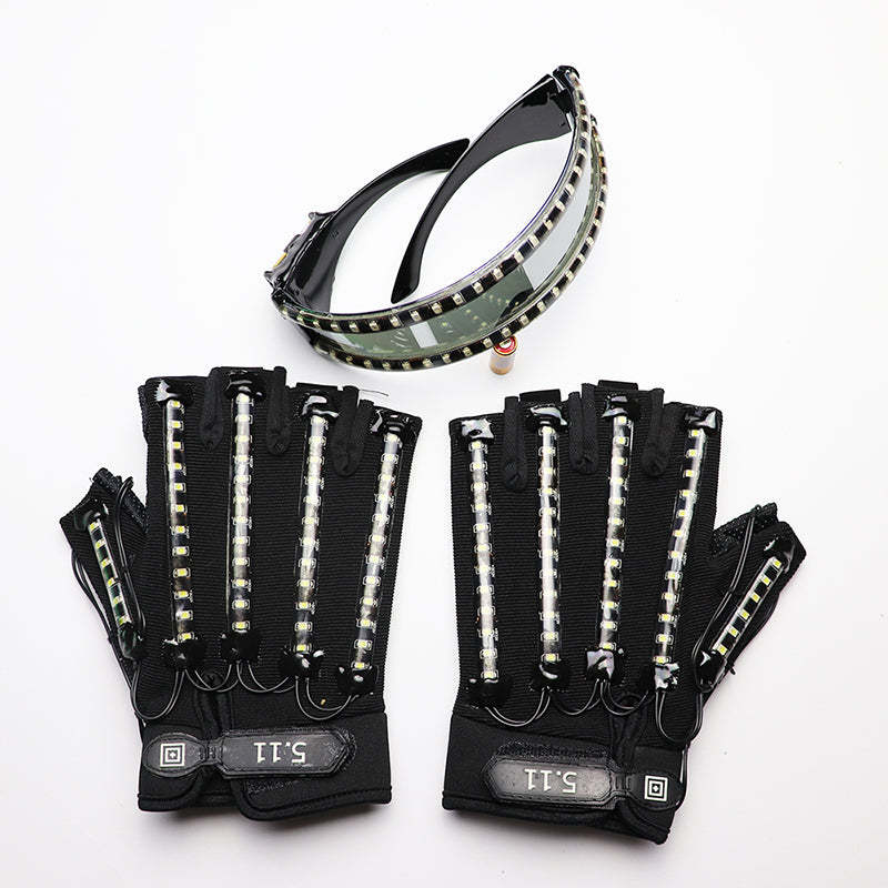 LED Gloves glasses set-dressweeks