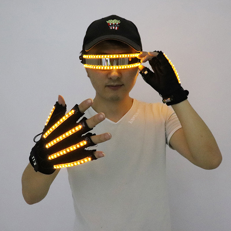LED Gloves glasses set-dressweeks