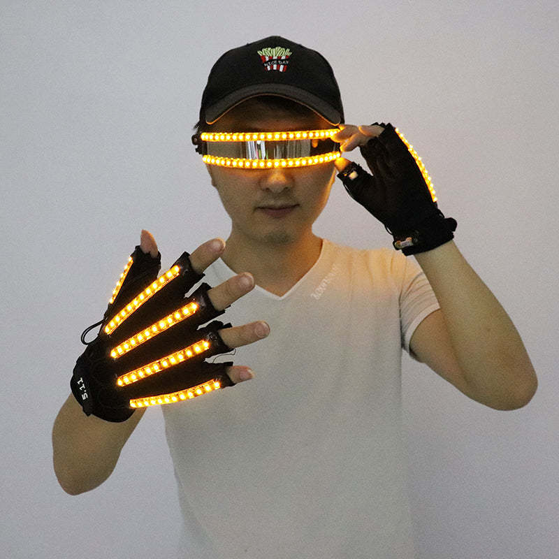 LED Gloves glasses set-dressweeks