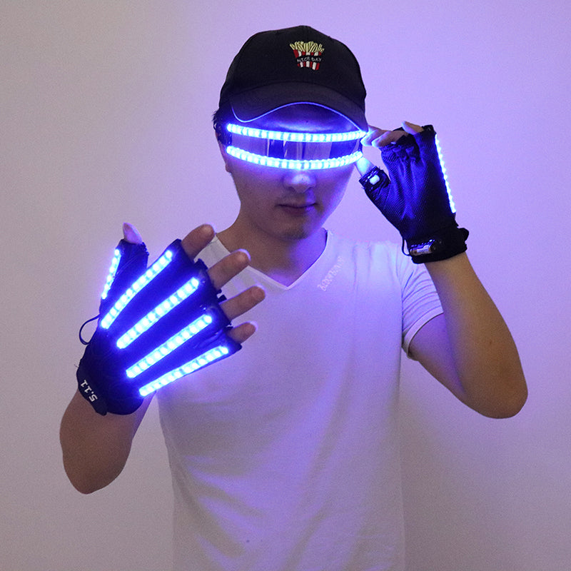 LED Gloves glasses set-dressweeks