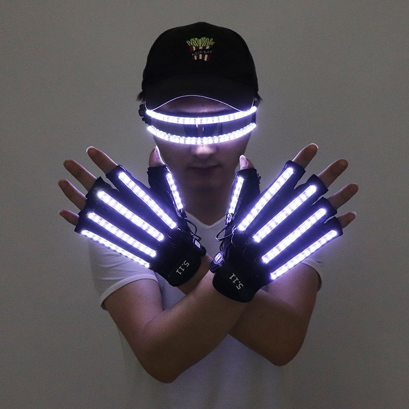 LED Gloves glasses set-dressweeks
