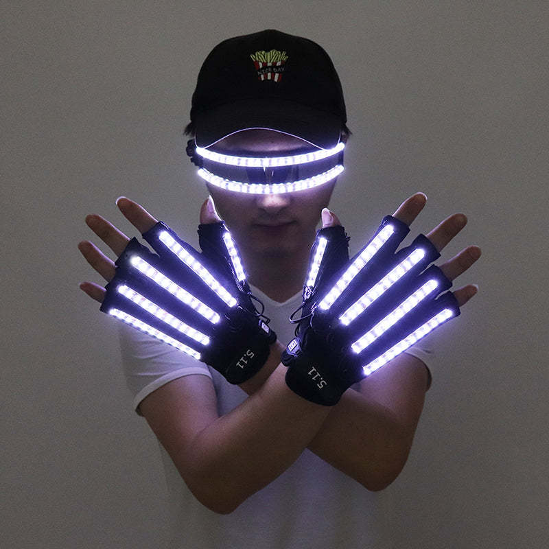 LED Gloves glasses set-dressweeks