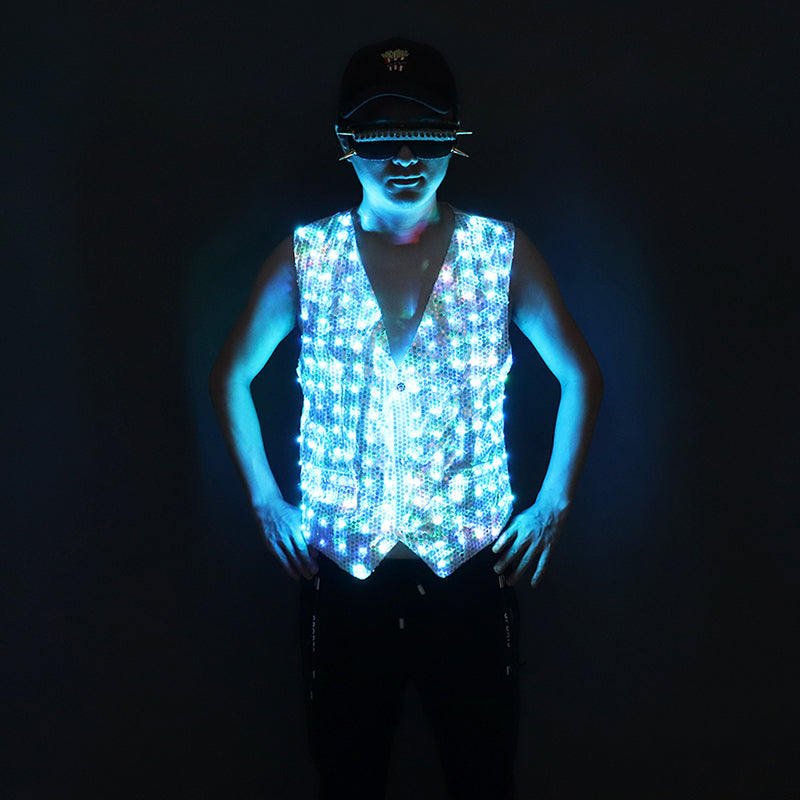 Colorful LED luminous vest-dressweeks