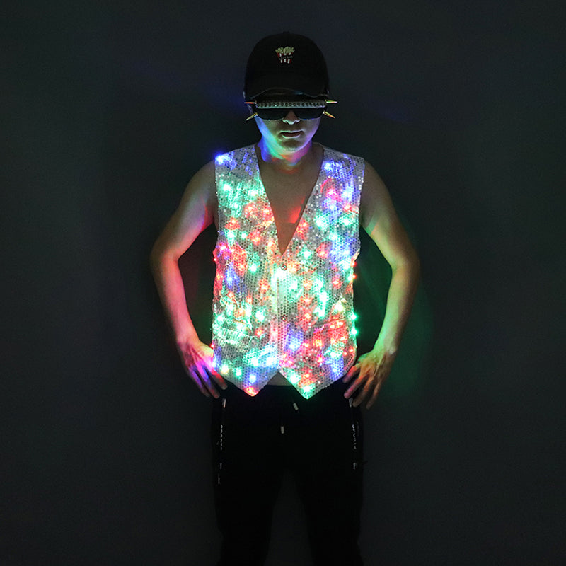 Colorful LED luminous vest-dressweeks