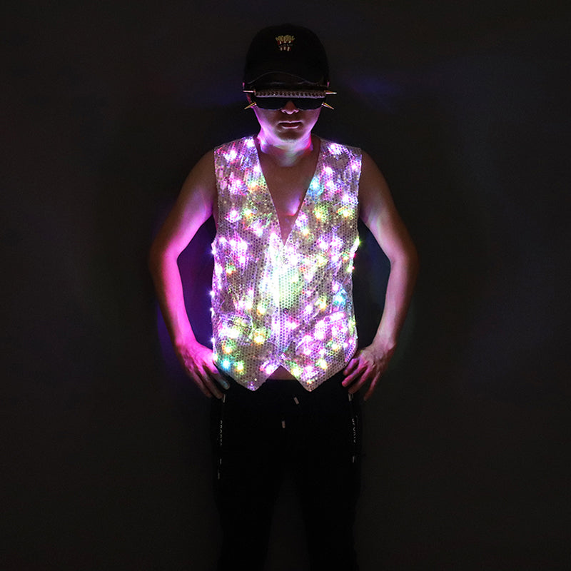 Colorful LED luminous vest-dressweeks