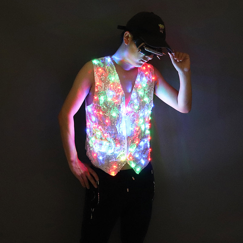 Colorful LED luminous vest-dressweeks
