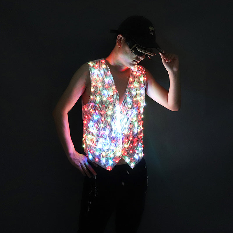 Colorful LED luminous vest-dressweeks