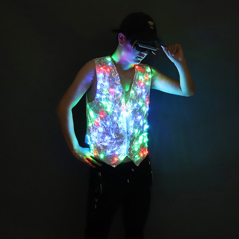 Colorful LED luminous vest-dressweeks