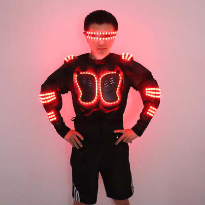 Stylish and colorful LED luminous armor-dressweeks