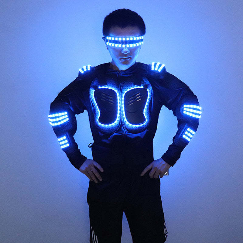 Stylish and colorful LED luminous armor-dressweeks