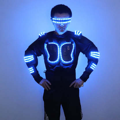 Stylish and colorful LED luminous armor-dressweeks