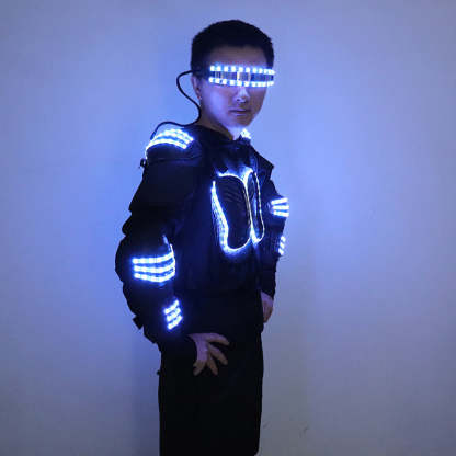 Stylish and colorful LED luminous armor-dressweeks