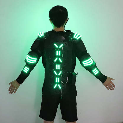 Stylish and colorful LED luminous armor-dressweeks