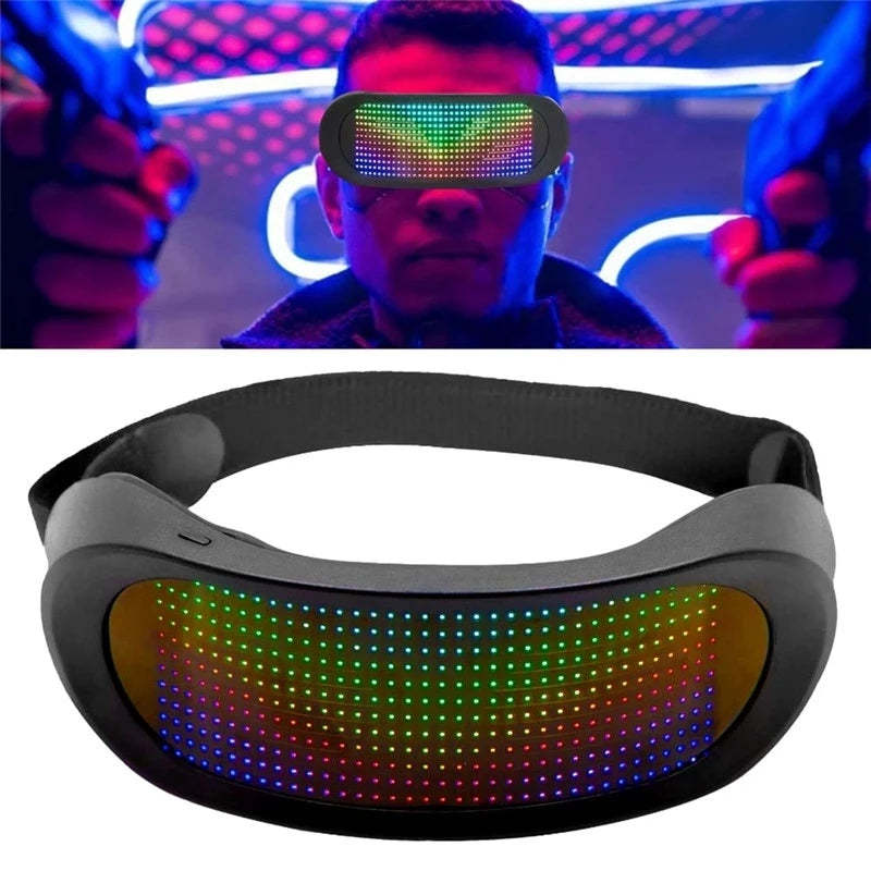 Bluetooth APP Party LED Goggles-dressweeks