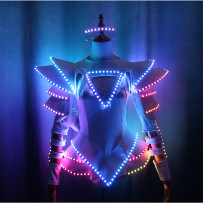 LED luminous robot clothing-dressweeks