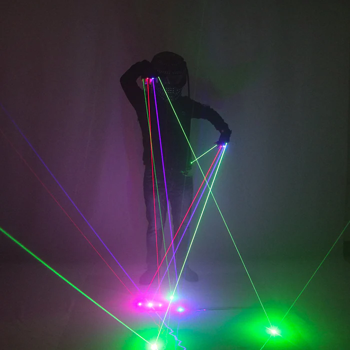 Rotating Party Laser Gloves Set-dressweeks