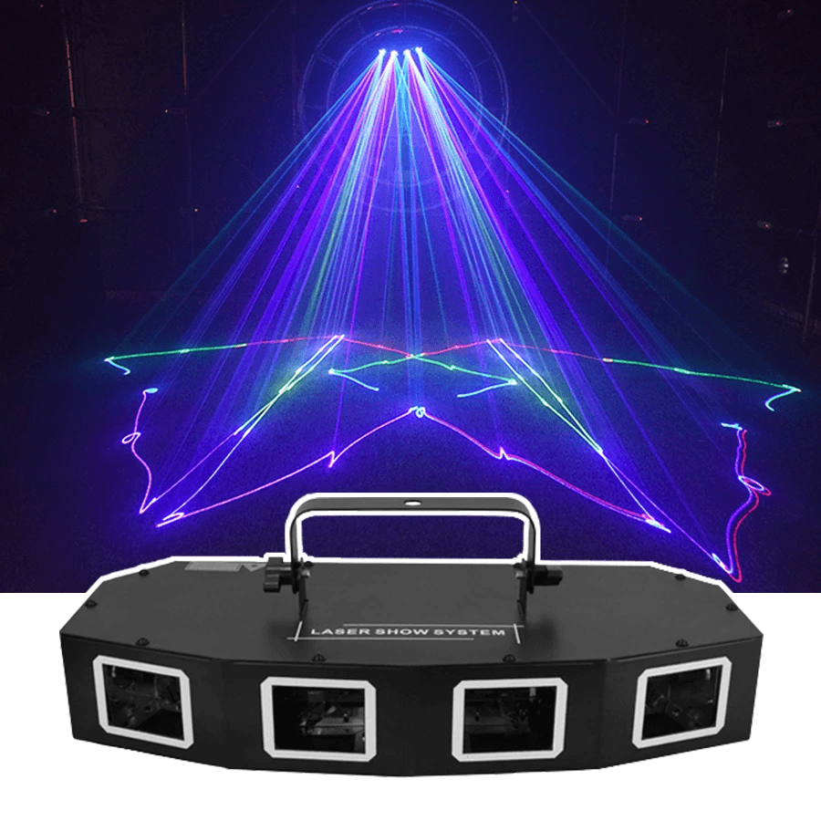 Full color scanning laser light-dressweeks