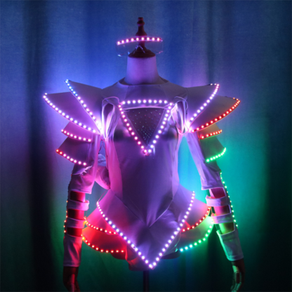 LED luminous robot clothing-dressweeks