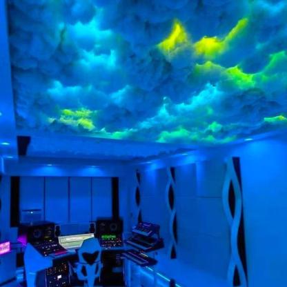 DIY Thundercloud Lightning Lamp-dressweeks