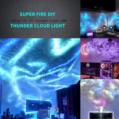 DIY Thundercloud Lightning Lamp-dressweeks