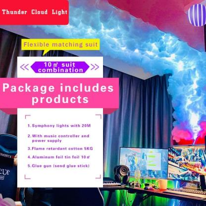 DIY Thundercloud Lightning Lamp-dressweeks