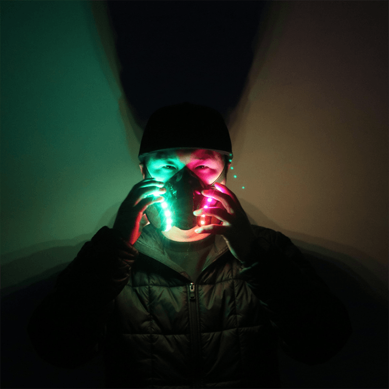 LED multi-color strobe mask-dressweeks
