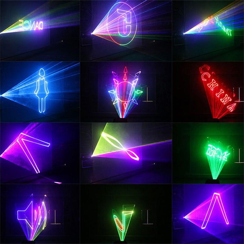 ILDA 800mw-2.2w Bluetooth APP animation laser light-F2 series-dressweeks