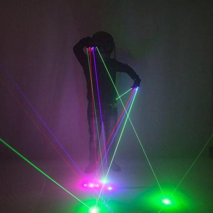 Gypsophila Party Show Laser Gloves-dressweeks