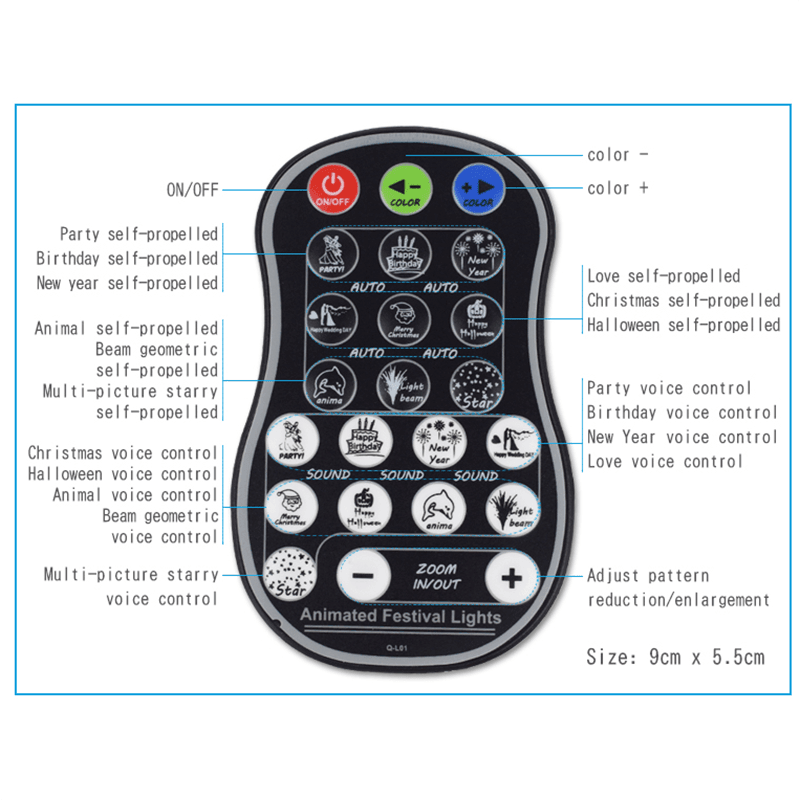Full-color festive animation laser lights-K20 series-dressweeks