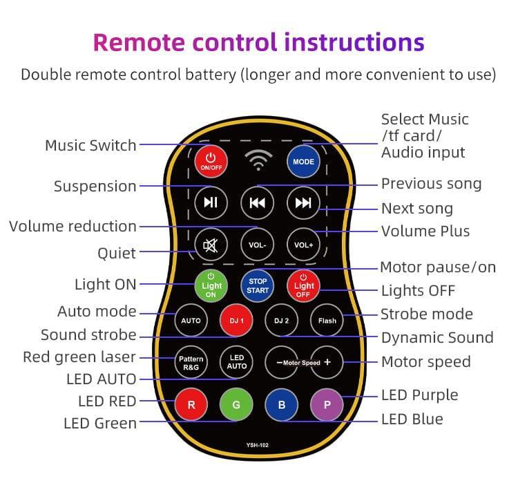 Bluetooth Music Magic Ball Laser Light-K52 Series-dressweeks