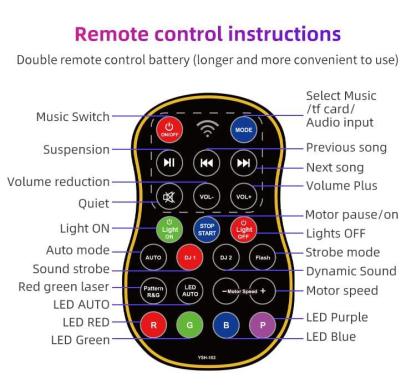 Bluetooth Music Magic Ball Laser Light-K52 Series-dressweeks
