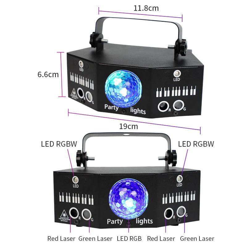 New five hole party disco laser light-dressweeks