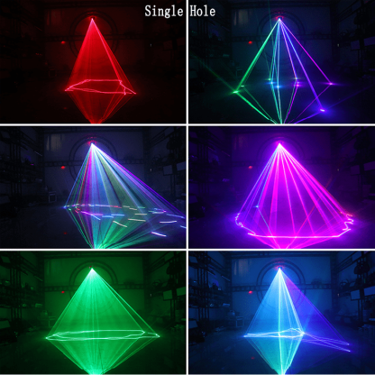 Full color scanning laser light-dressweeks