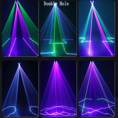 Full color scanning laser light-dressweeks