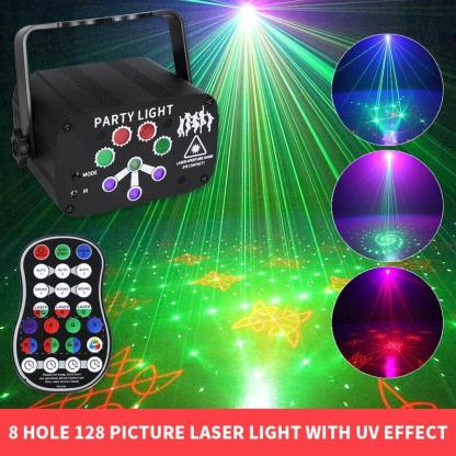 Rechargeable 8-hole mini laser light-dressweeks