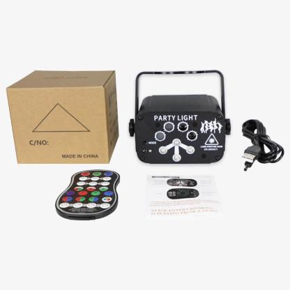 Rechargeable 8-hole mini laser light-dressweeks