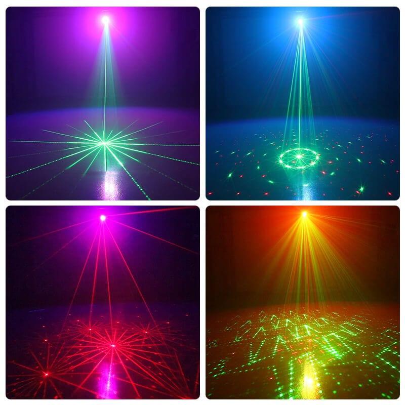 Rechargeable 8-hole mini laser light-dressweeks