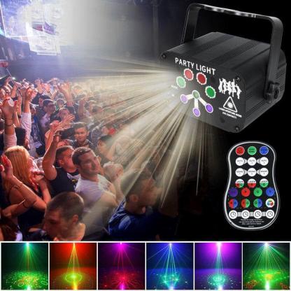 Rechargeable 8-hole mini laser light-dressweeks
