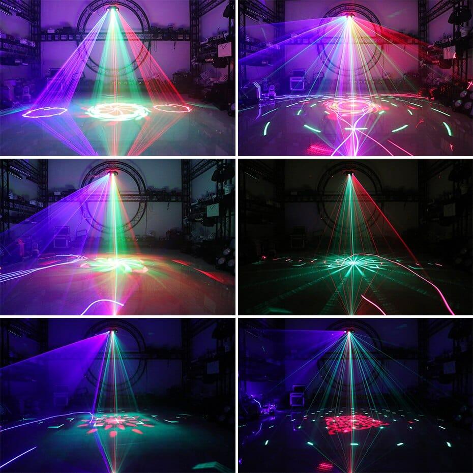 RGB 2 in 1 Disco Laser Beam Scanner Stage Lights-K43 series-dressweeks
