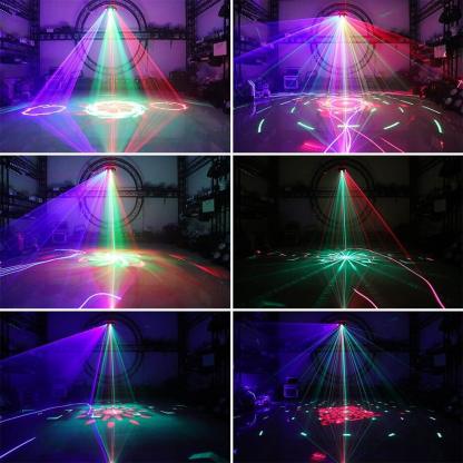 RGB 2 in 1 Disco Laser Beam Scanner Stage Lights-K43 series-dressweeks