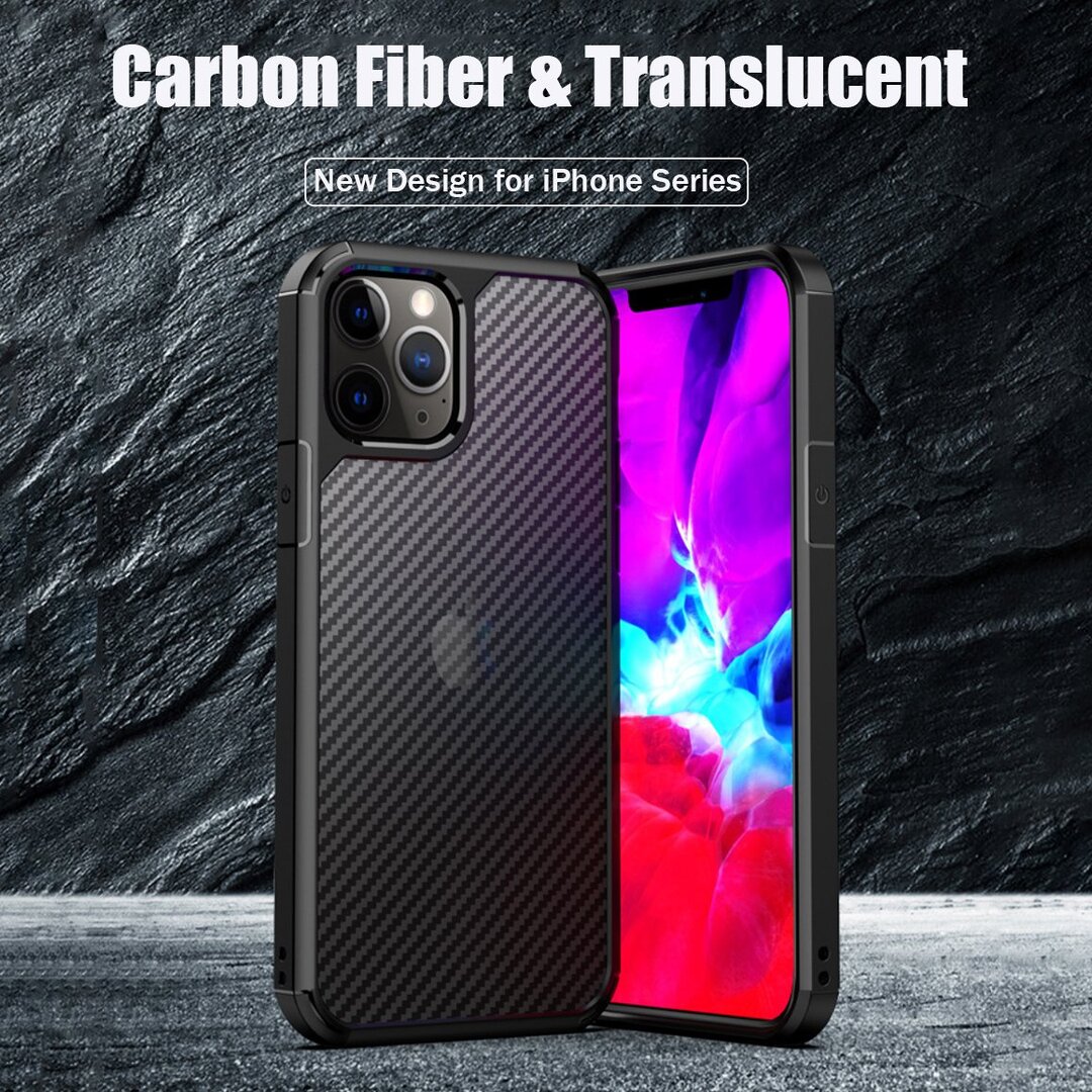 Carbon Fiber Translucent Case for iPhone