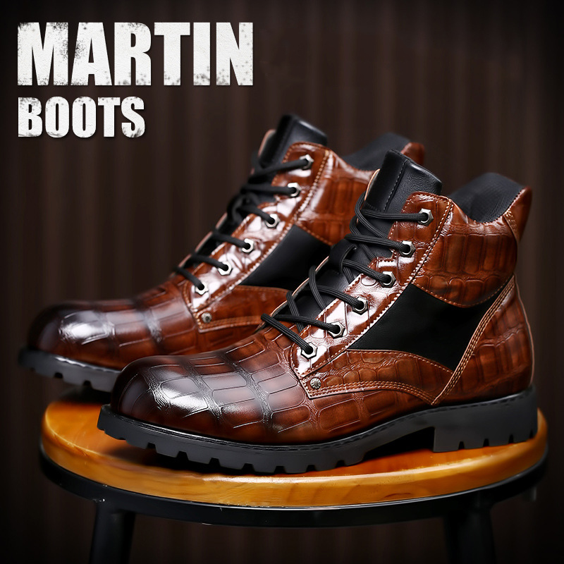 2022 New Autumn Winter Men Motorcycle Boots