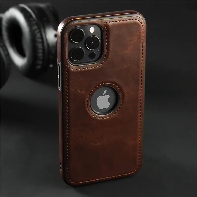 Soft Leather Slim Case for iPhone
