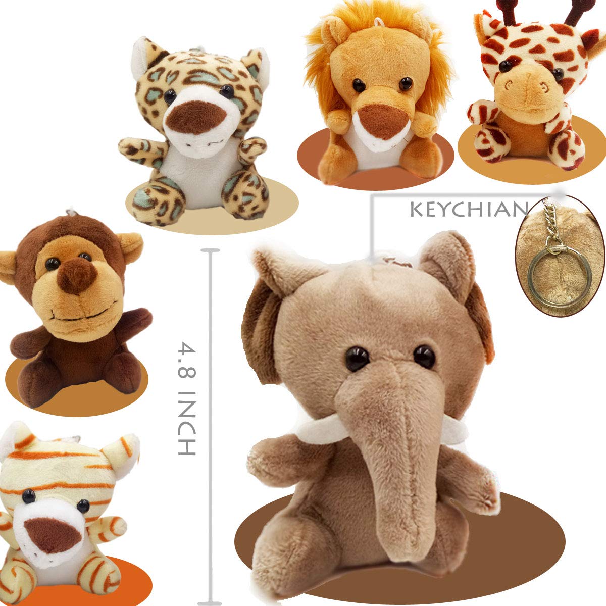 jungle animals plush toys