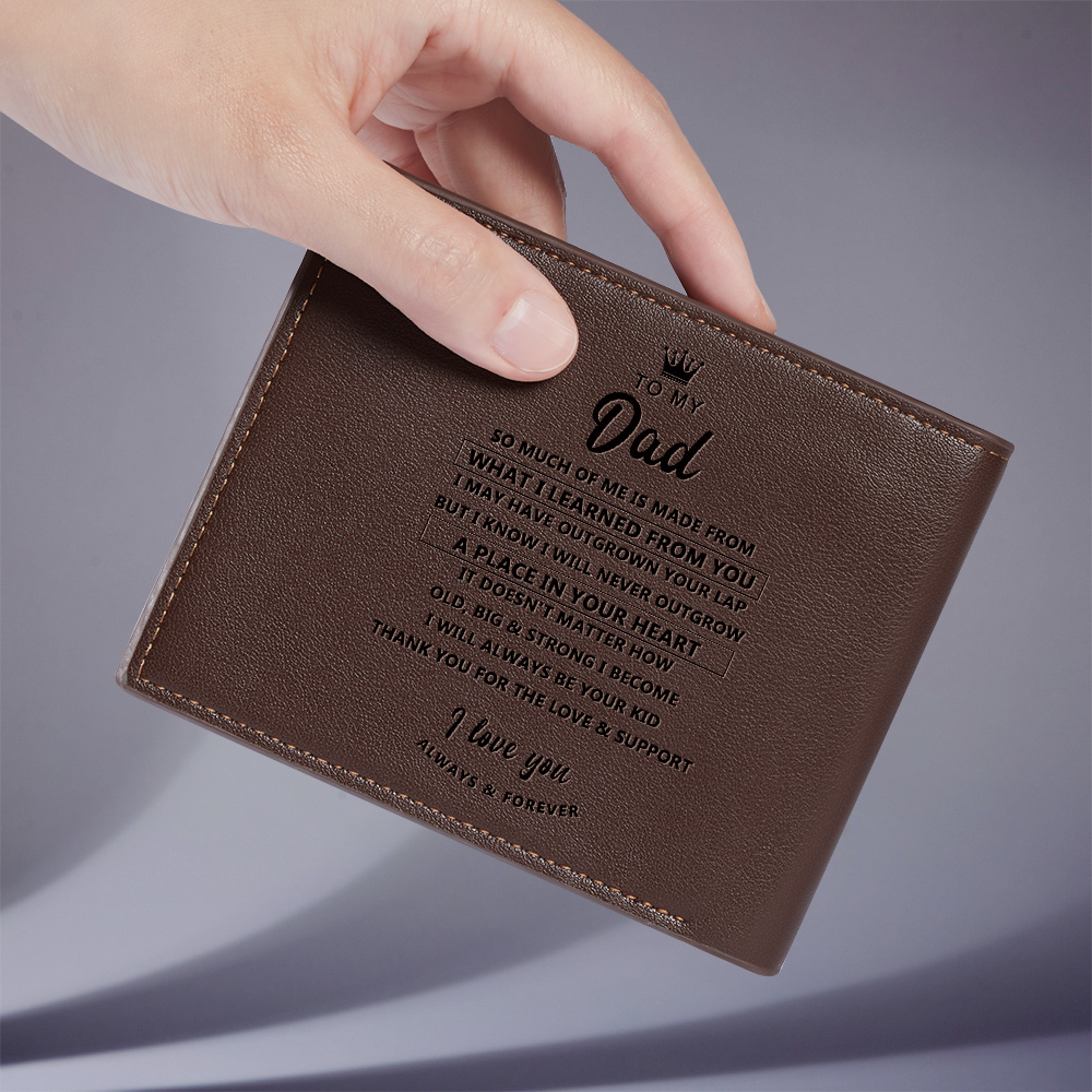 Custom Printed Leather Men's Wallet- mikcustom.com