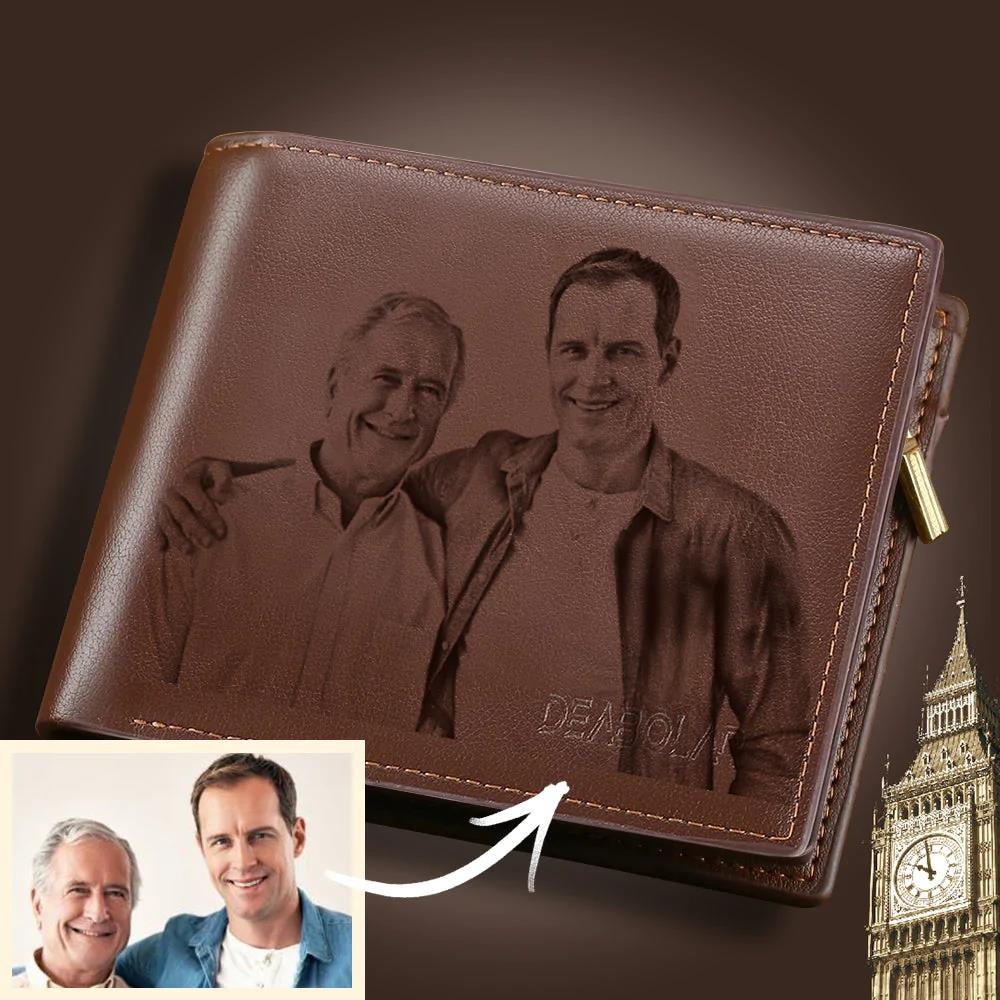 Custom Printed Leather Men's Wallet- mikcustom.com