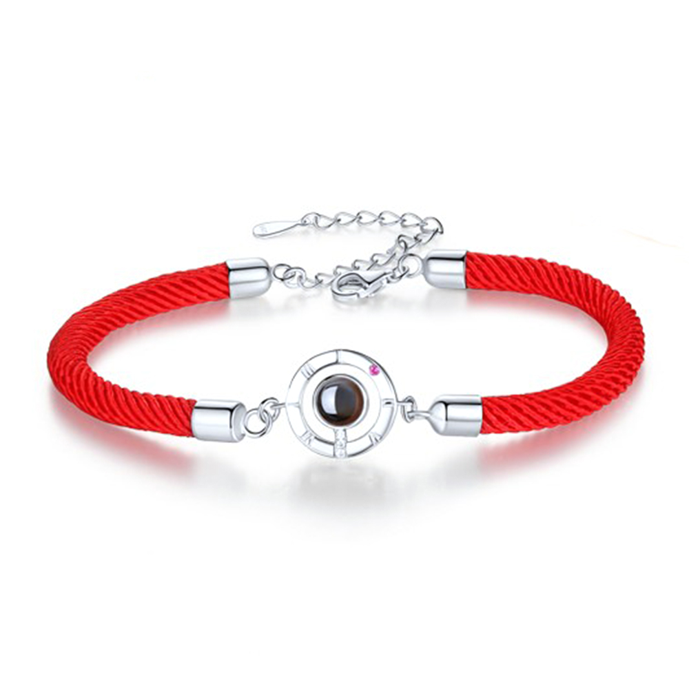Personalized Projection Bracelet Couple Memory Jewelry- mikcustom.com