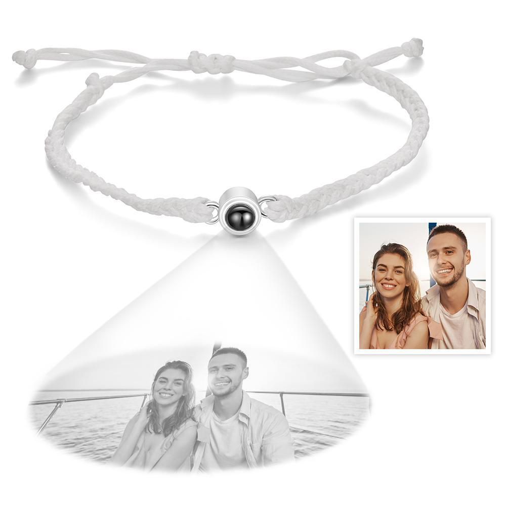Personalized Projection Braided Bracelet Custom Photo Bracelet- mikcustom.com
